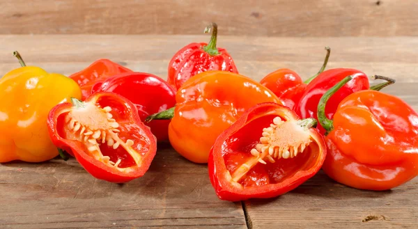 Verse habanero pepers — Stockfoto