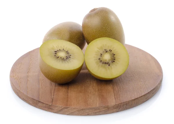 Fresh kiwi on wooden board — Stock Photo, Image