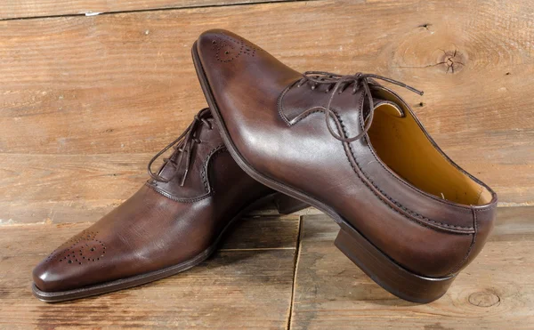 Lüks klasik kahverengi Ayakkabı — Stok fotoğraf