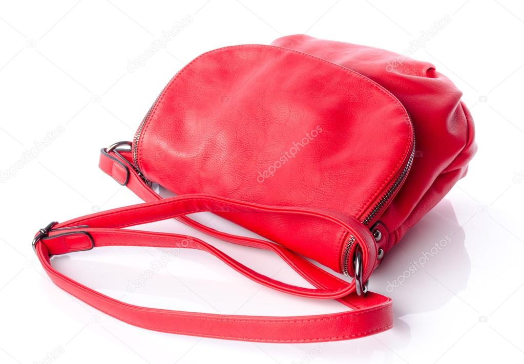 Red handbag