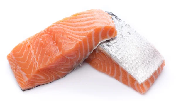 Filé de salmão cru fresco — Fotografia de Stock