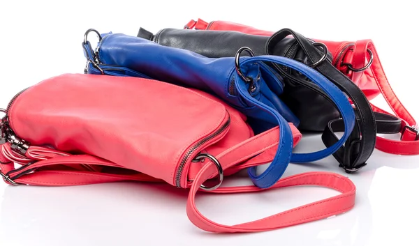 Different colored handbags — Stock Photo, Image