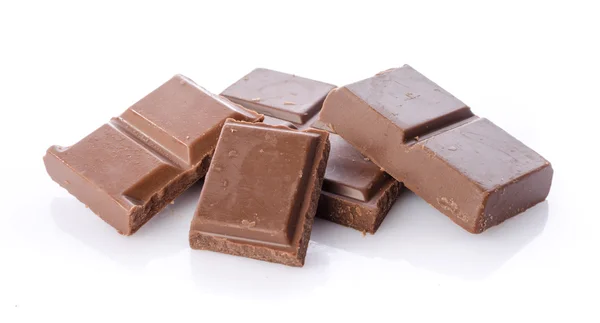 Cuadrados de chocolate — Foto de Stock