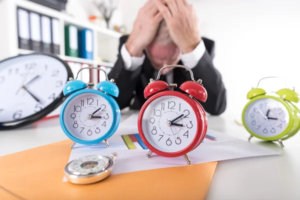 Stress av tidsfrist — Stockfoto