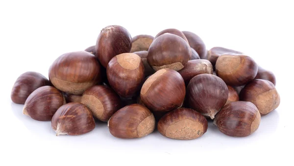 Castagne crude — Foto Stock