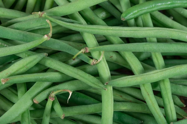 Bakgrund av färska bönor — Stockfoto