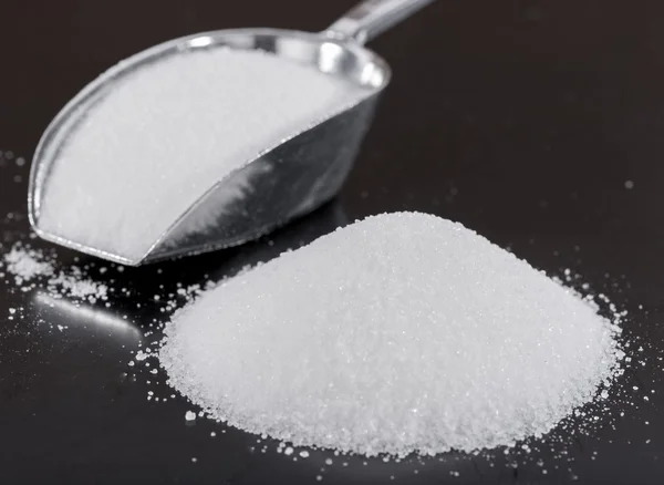 White crystal sugar — Stock Photo, Image