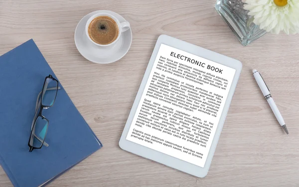 Electronic book concept — Stock Photo, Image