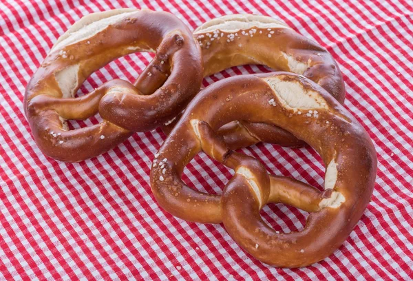 Fresh bavarian pretzels — Stock Photo, Image