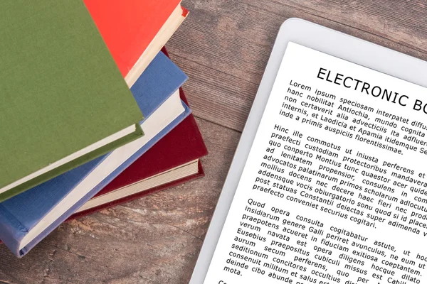 Electronic book concept — Stock Photo, Image