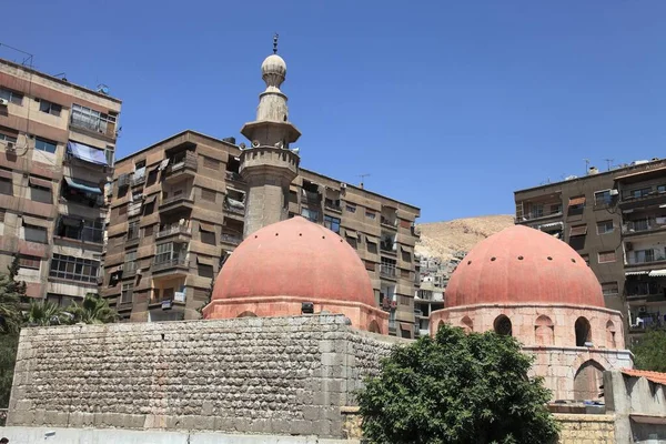 Mosque Located Mount Kasiyun Mosque Built Stones Unique Damascus Damascus — Stock Photo, Image