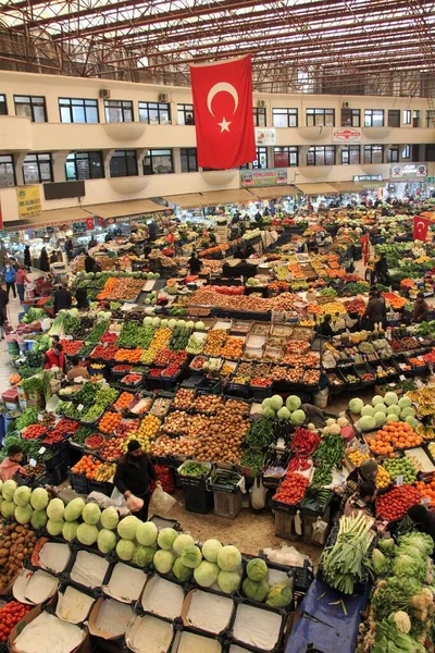 Women Market Est Situé Dans Centre Historique Konya Les Fruits — Photo