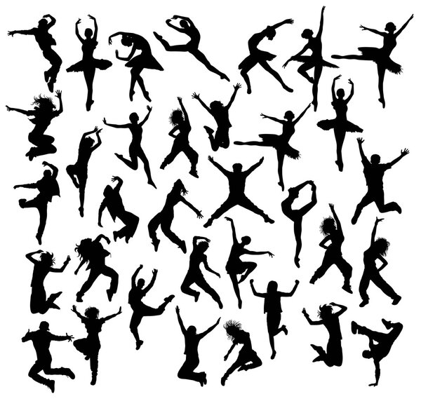 Happy Dancer Silhouettes