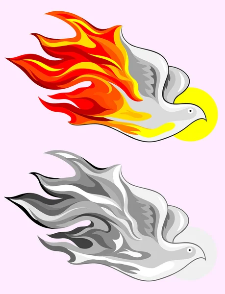 聖霊の火 — ストックベクタ