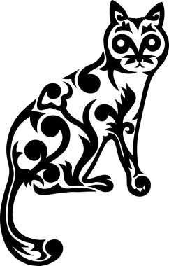 süslü kedi dekorasyon