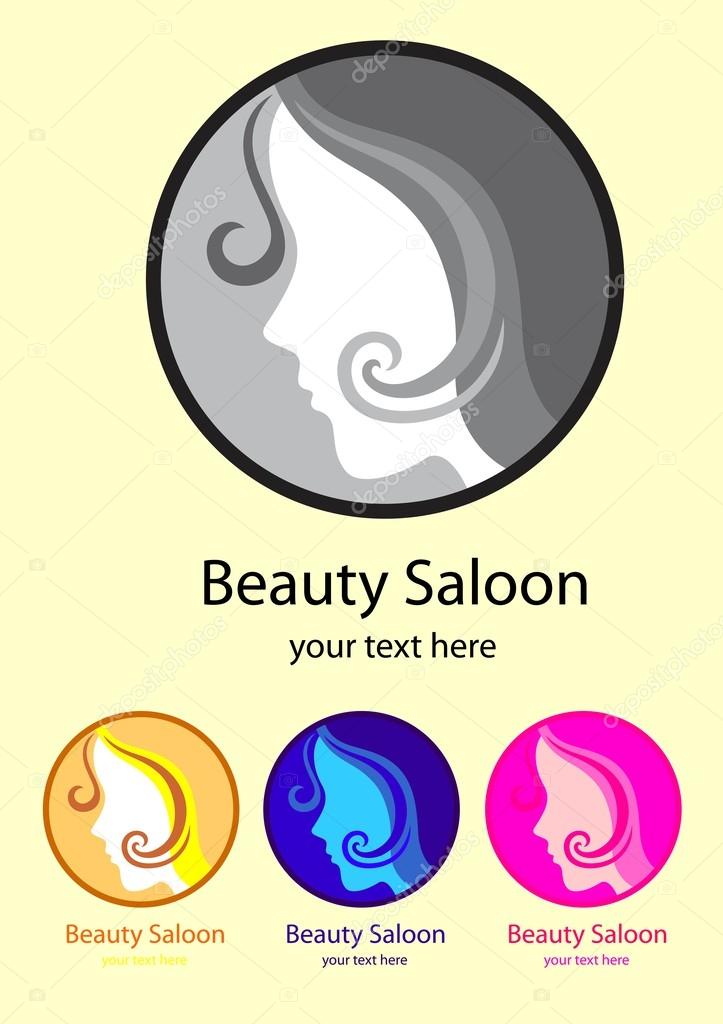 Saloon and spa logo, art vector design