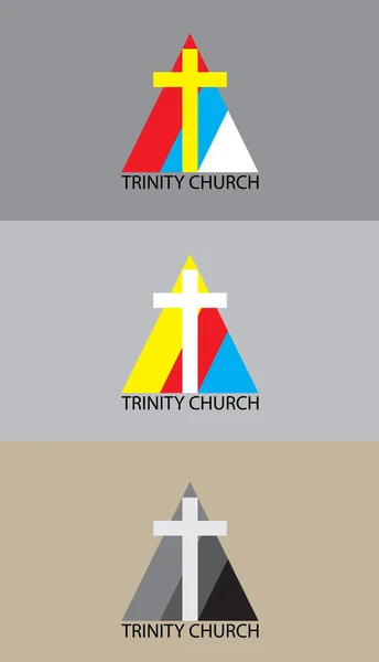 Trinity icono de la iglesia — Archivo Imágenes Vectoriales