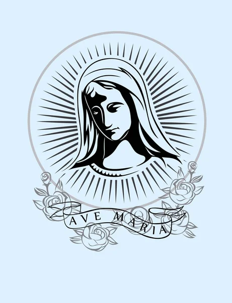 Ave Maria — Stok Vektör