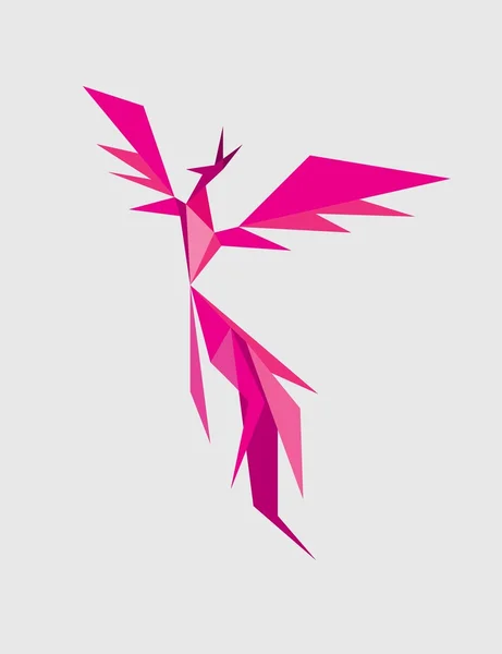 Phoenix geometric — Stockový vektor