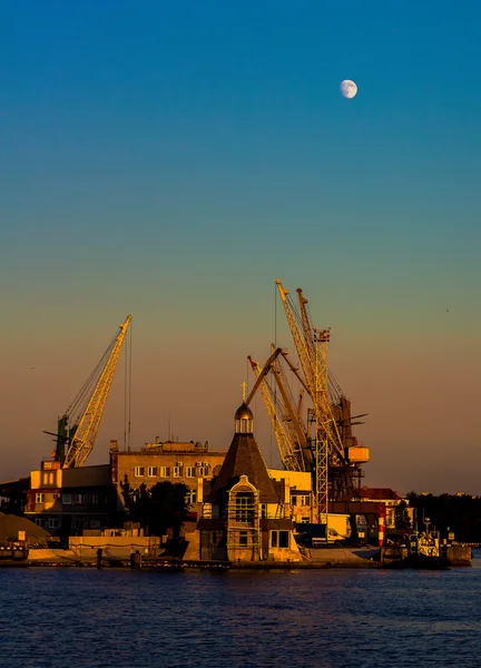 Commercial port of Kaliningrad — Stock Photo, Image