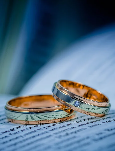 Anillos de boda — Foto de Stock