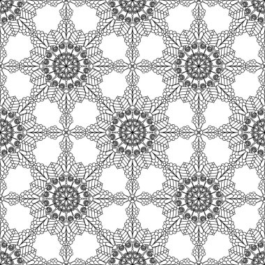 Soyut Seamless Modeli dantel gibi. Vintage süsleme desen. Ben