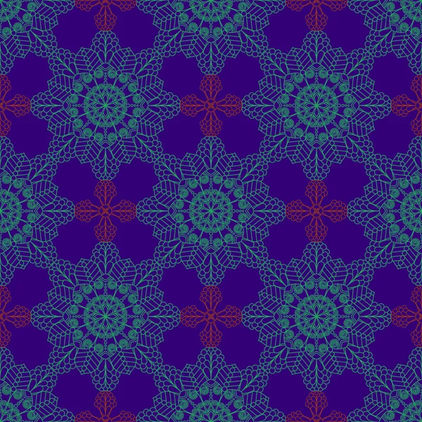 Modèle abstrait sans couture. Motif d'ornement vintage. Islamique, Ar — Image vectorielle