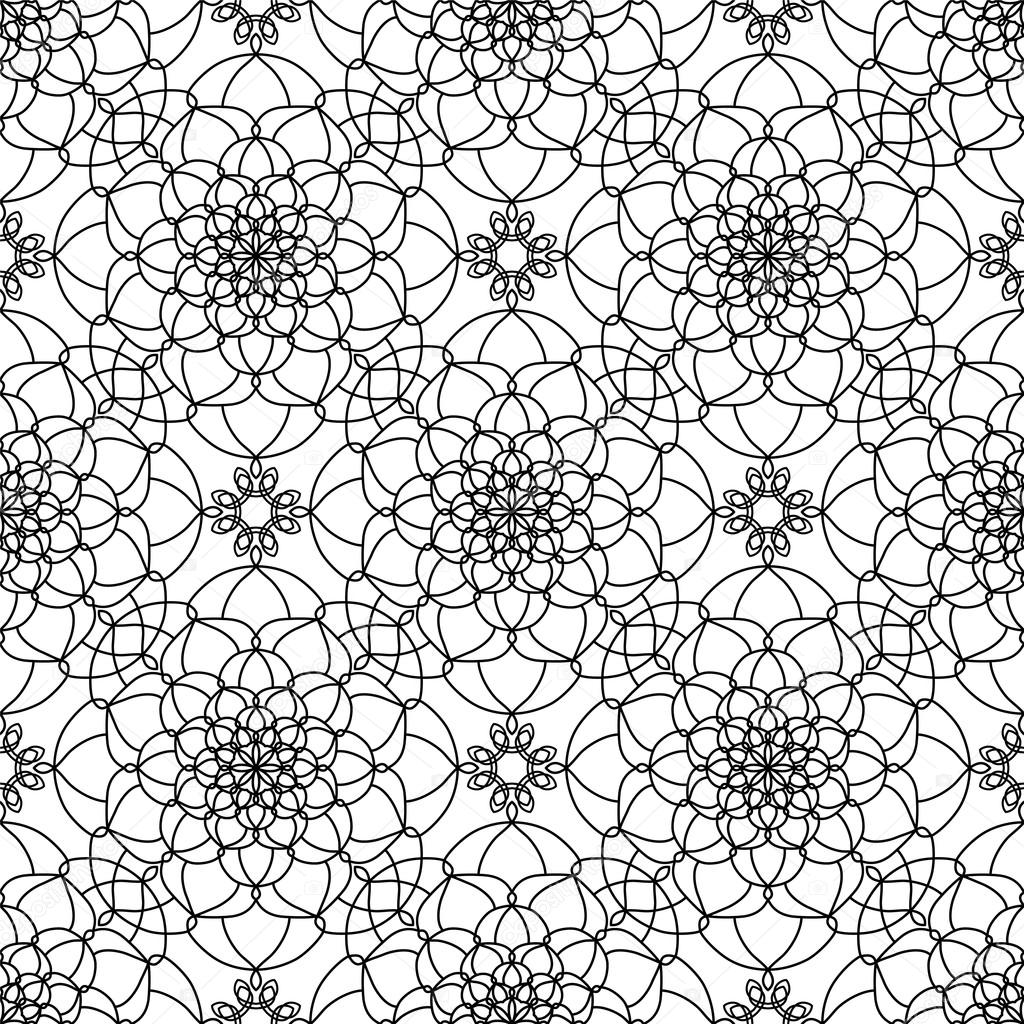 Abstract Seamless Pattern. Vintage Ornament Pattern. Islamic, Ar