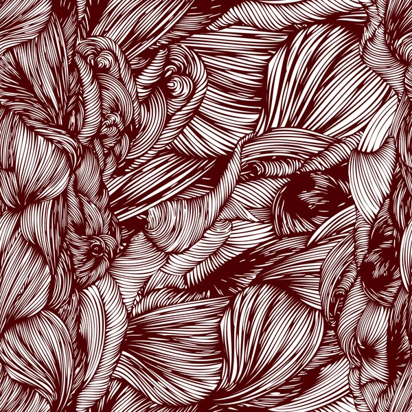 Vector seamless wave hand drawn pattern. Can be used for wallpap
