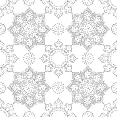 Soyut Seamless modeli. Vintage süsleme desen. İslam, Ar