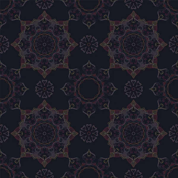 Modèle abstrait sans couture. Motif d'ornement vintage. Islamique, Ar — Image vectorielle