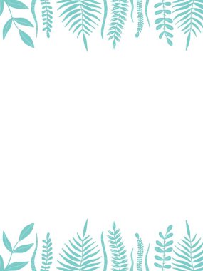 Tropik yapraklı arka planlar 