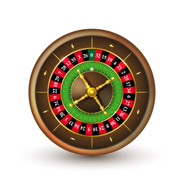 Реалістичне колесо рулетки казино — стоковий вектор