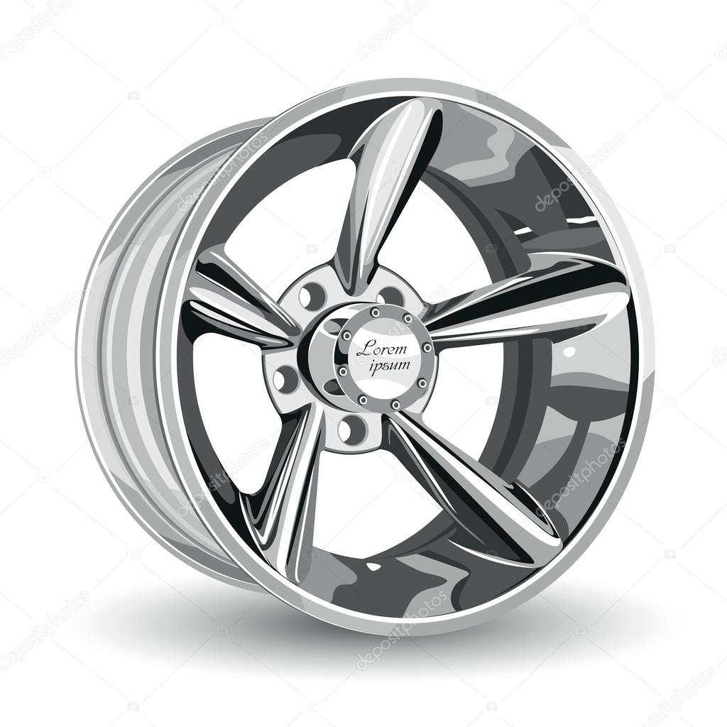 alloy whell for a car