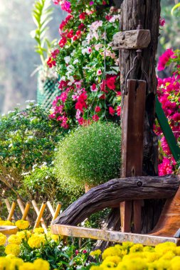 Çiçek Bahçe ahşap sandalye.