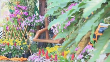 Ahşap Çiçek Bahçe, Hd vdo hızıyla.