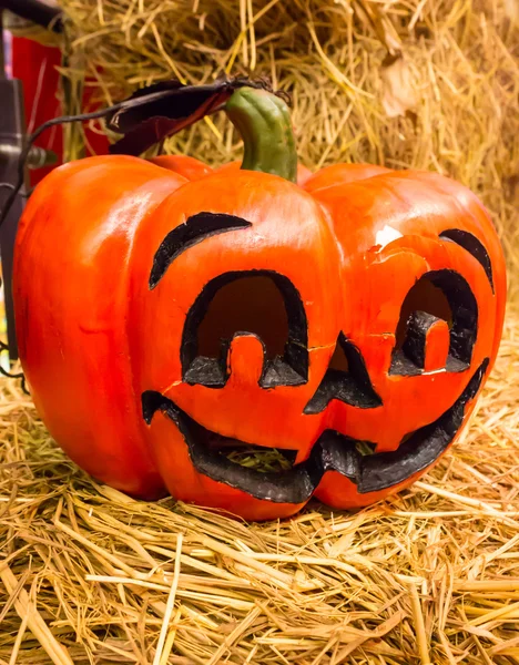 Halloween pumpkin face. — Stock Photo, Image