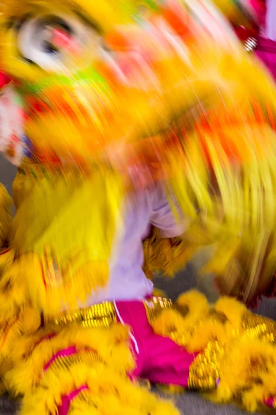 A dança do leão chinês, filme — Fotografia de Stock