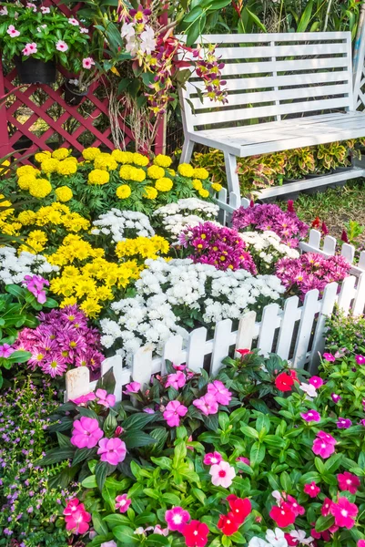 güzel çiçek bahçesi.