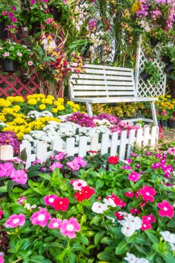 güzel çiçek bahçesi.