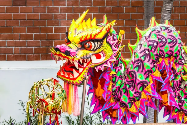 Cinese Dragon Dance Costume — Foto Stock