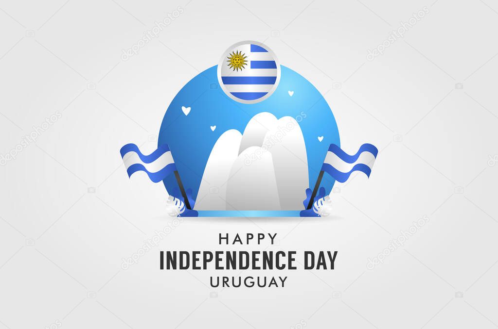 Uruguay Independence Day Background Design