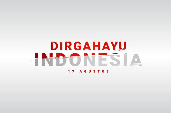 Desain Latar Belakang Hari Kemerdekaan Indonesia - Stok Vektor