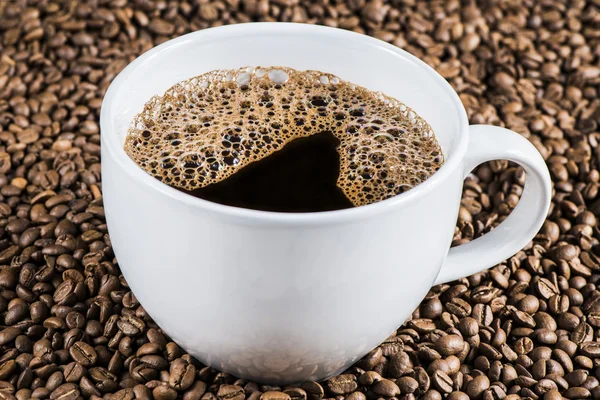 Кофе и бобы — стоковое фото