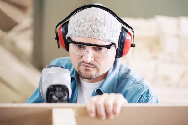 Taller de carpintería, primer plano — Foto de Stock