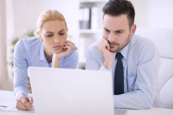 Business people working at meeting in office — Stock Photo, Image