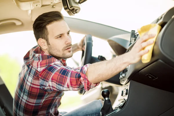 Autowäsche aus nächster Nähe — Stockfoto