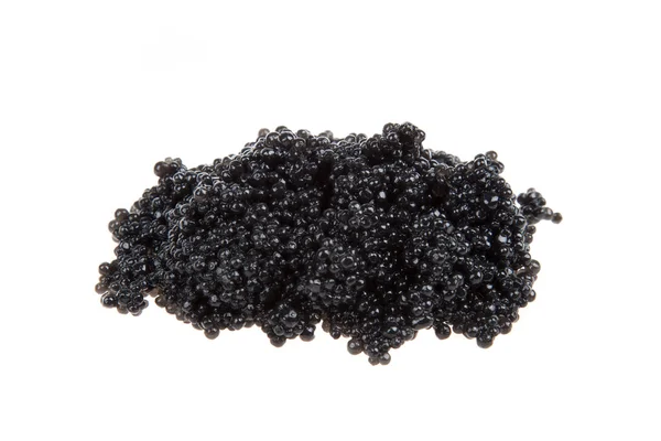 Black caviar, isolated on white background — Stock Photo, Image