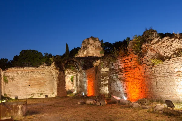 De oude Romeinse baden van Odessos, Varna, Bulgarije — Stockfoto