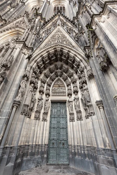 Eingang Zum Kölner Dom Köln Nordrhein Westfalen Deutschland — Stockfoto